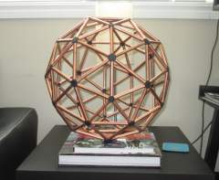 The Two-Frequency Icosahedron or 2V Geodesic Sphere